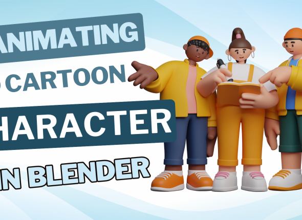 Blue 3D Animation YouTube Thumbnail